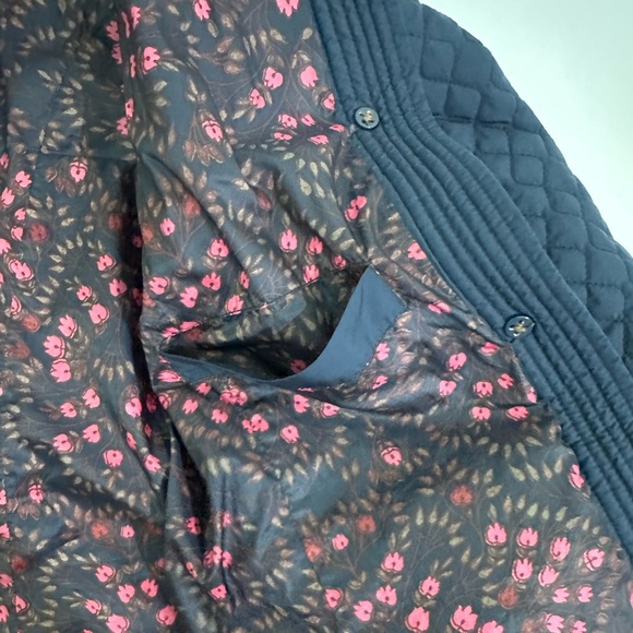 Land’s’ End Quilted Primaloft Parka in Blue Size Small - Picture 9 of 16